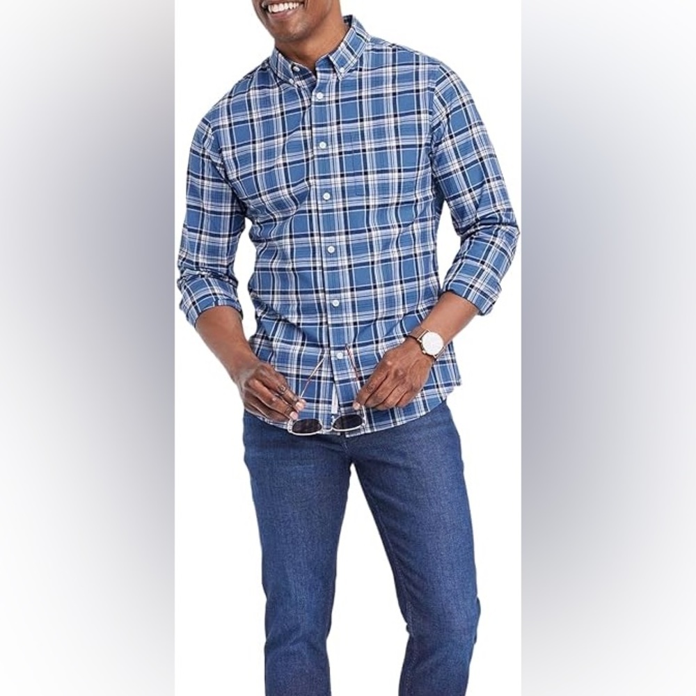•new• GOODFELLOW Slim Fit Stretch Cotton Shirt